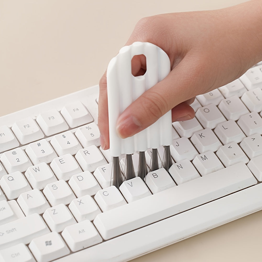 KeyGuard Tastatur-Reinigungsbürste - weiche Borsten für die Tiefenreinigung von Tastenkappen und Tastaturen