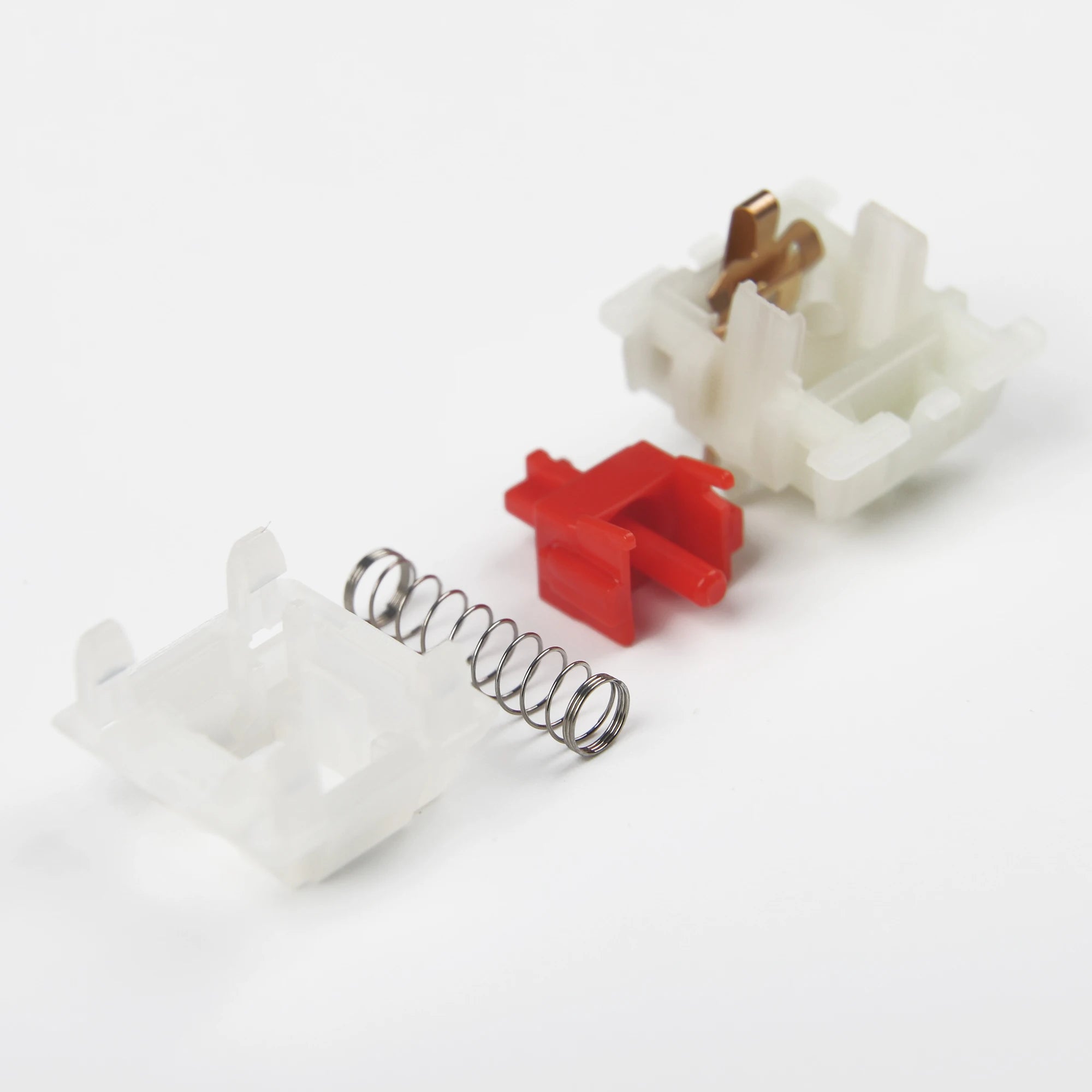 Interruttori Gateron Pro rosso latte - Azionamento lineare 45gf - Confezione da 35 pezzi