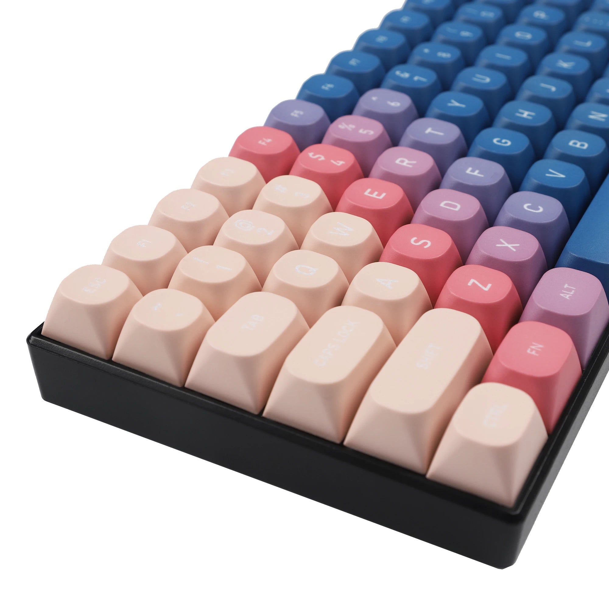 Twilight Gradient PBT Keycaps - CO2 Etched, Ball Shape Profile