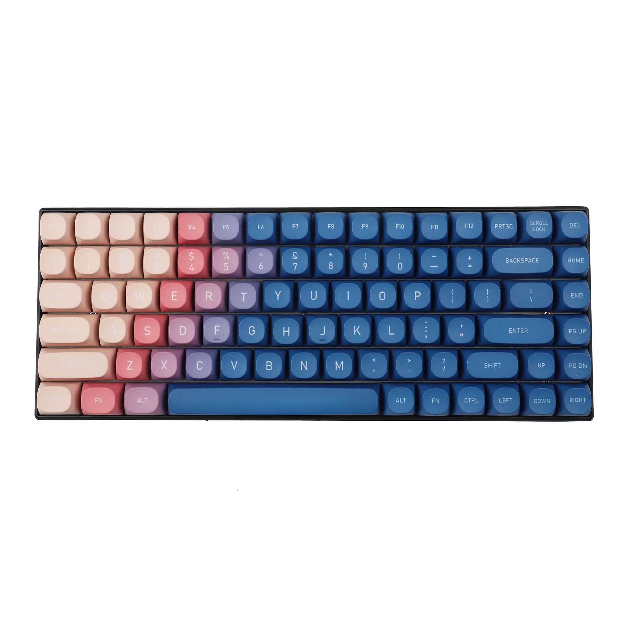 Twilight Gradient PBT Keycaps - CO2 Etched, Ball Shape Profile