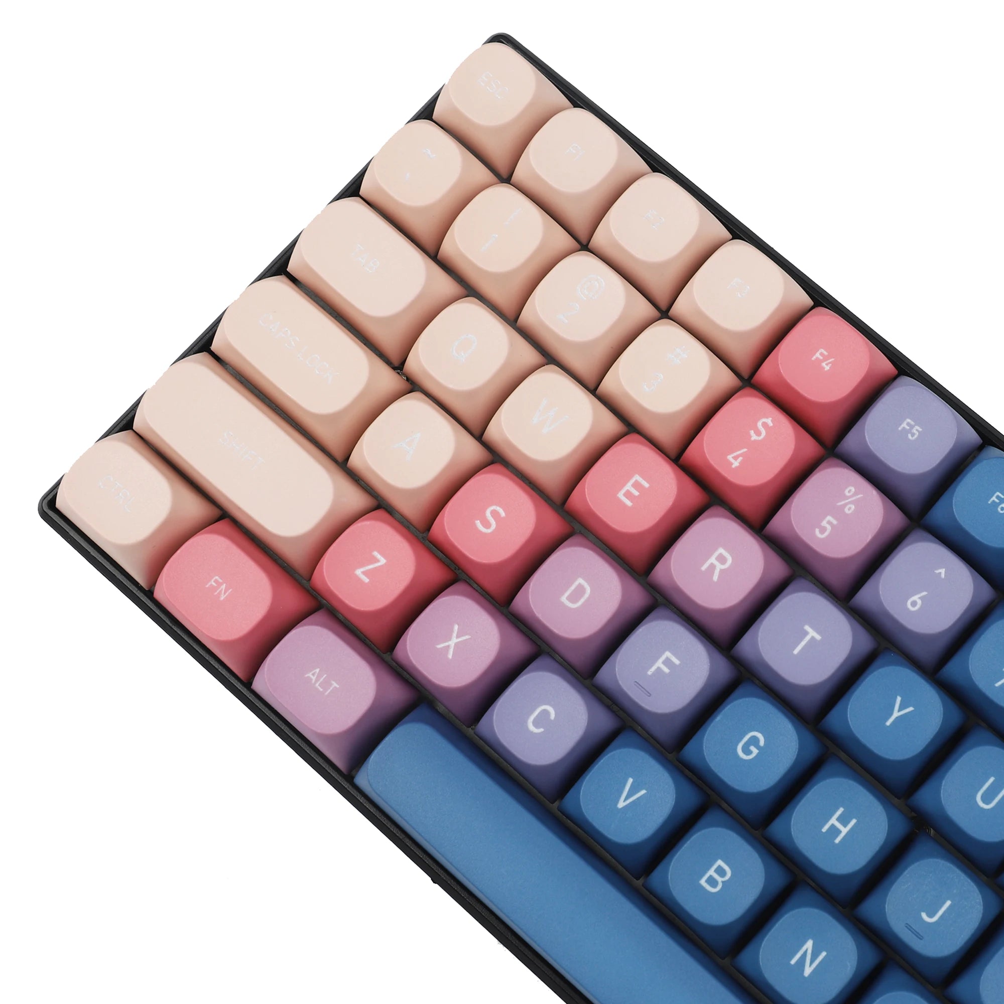 Twilight Gradient PBT Keycaps - CO2 Etched, Ball Shape Profile