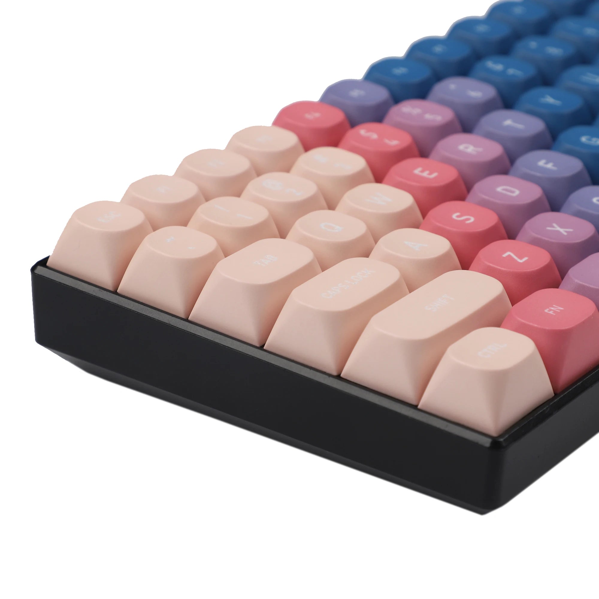 Twilight Gradient PBT Keycaps - CO2 Etched, Ball Shape Profile