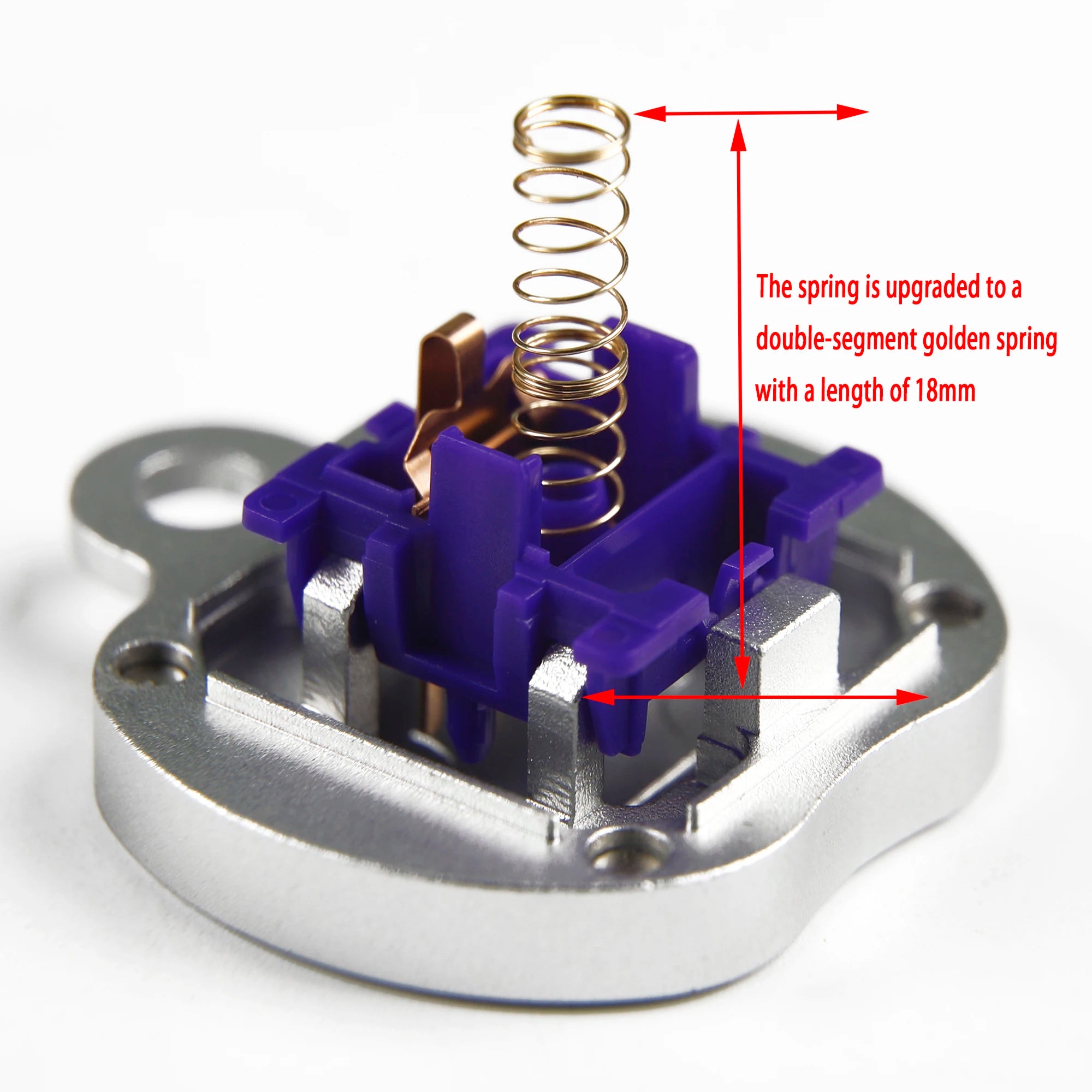 Gateron V3 Gopolar Azure Dragon Tactile Switches - 5-Pin, 63gf Actuation, Custom Aqua