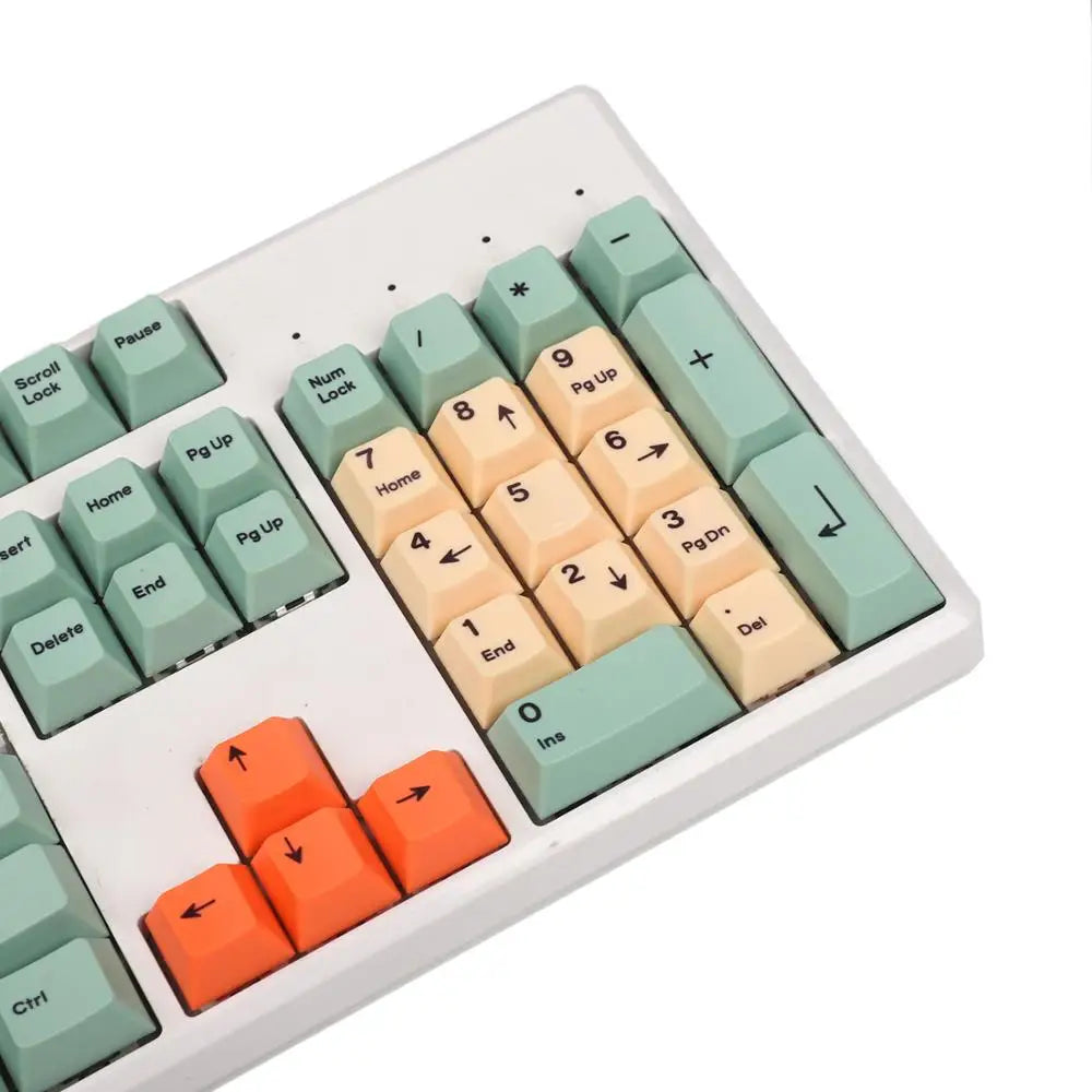 Set di copritastiere in PBT colorato Melon Breeze - Opzioni ISO