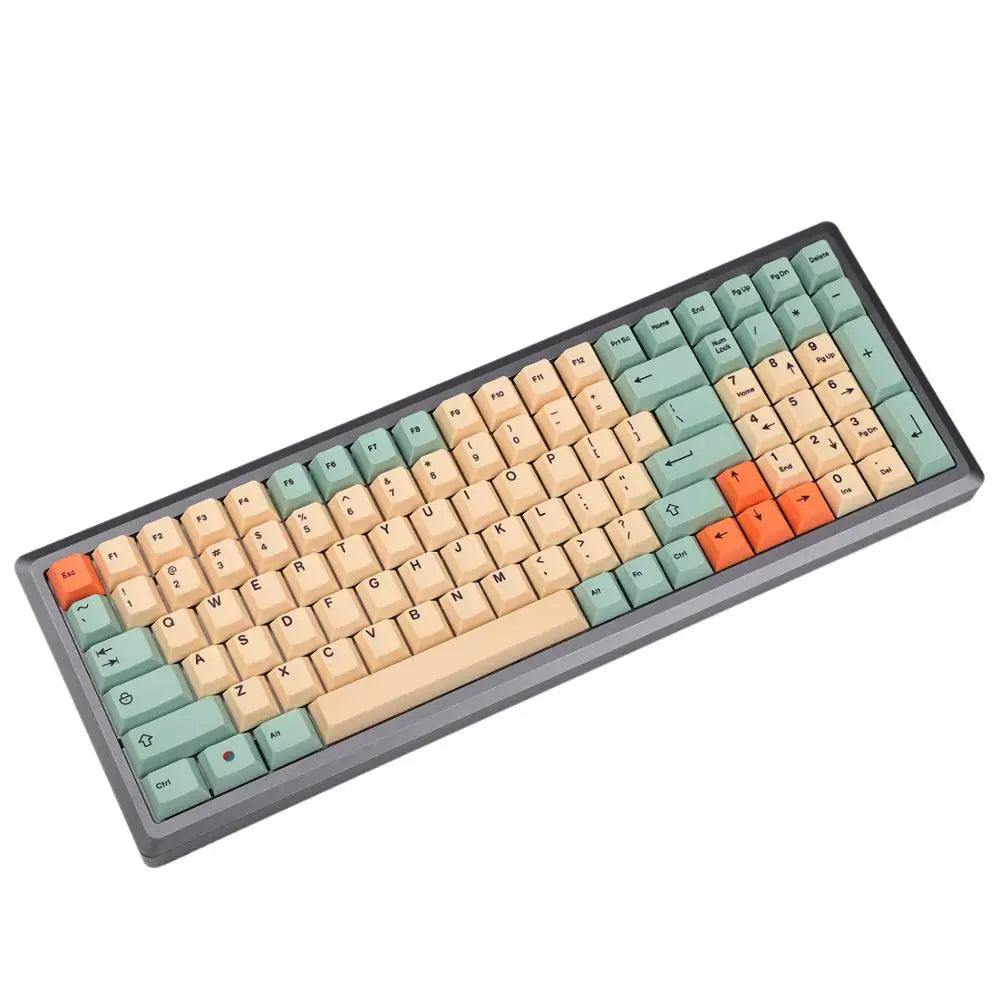 Set di copritastiere in PBT colorato Melon Breeze - Opzioni ISO