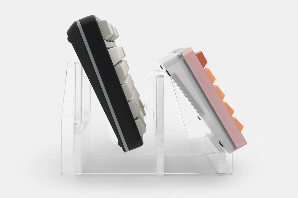 mStone Acrylic Keyboard Stand S2 - Transparent Multi-Tier Display for Mechanical Keyboards