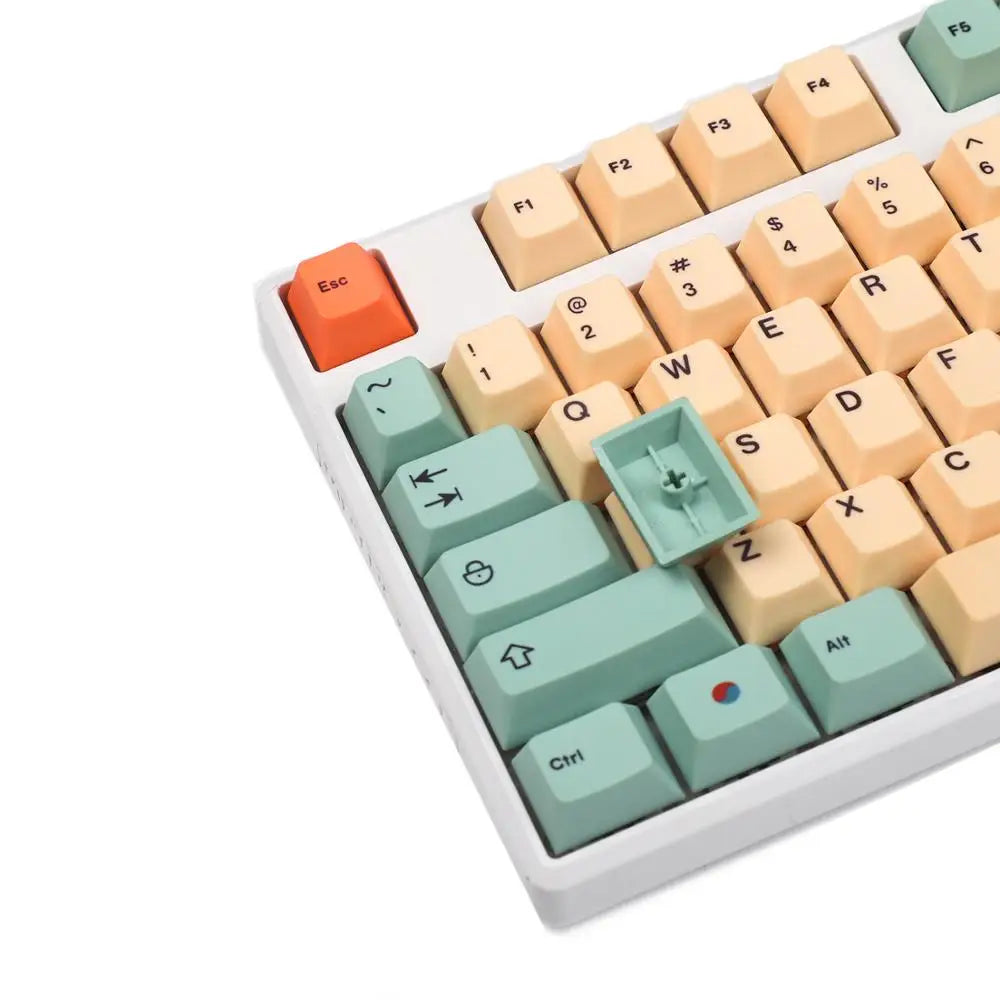 Set di copritastiere in PBT colorato Melon Breeze - Opzioni ISO