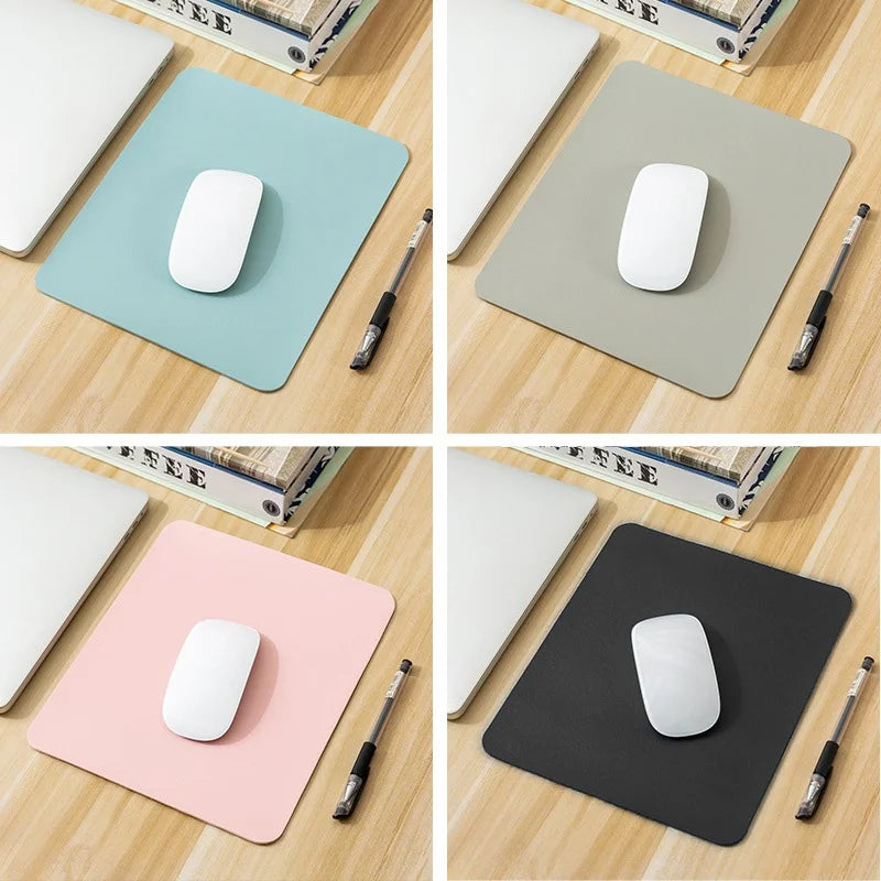 Everglide EcoSoft PU Leather Mouse Pad – Waterproof, Easy-Clean Minimalist Design