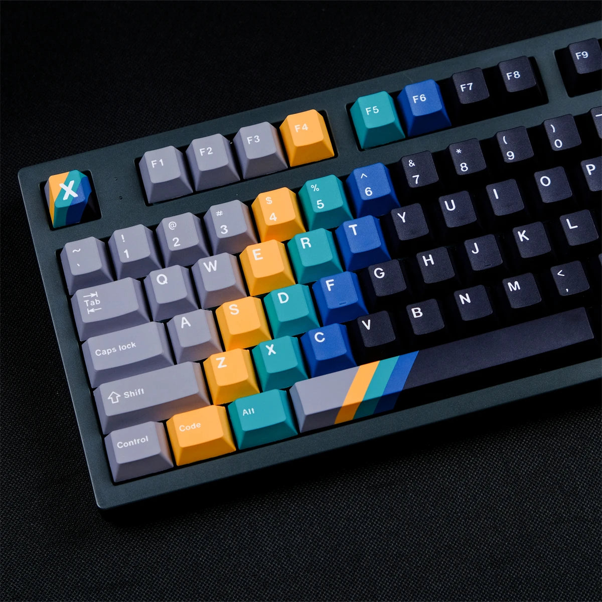Chroma Cascade - GMK Record 129-Key PBT Keycap Set