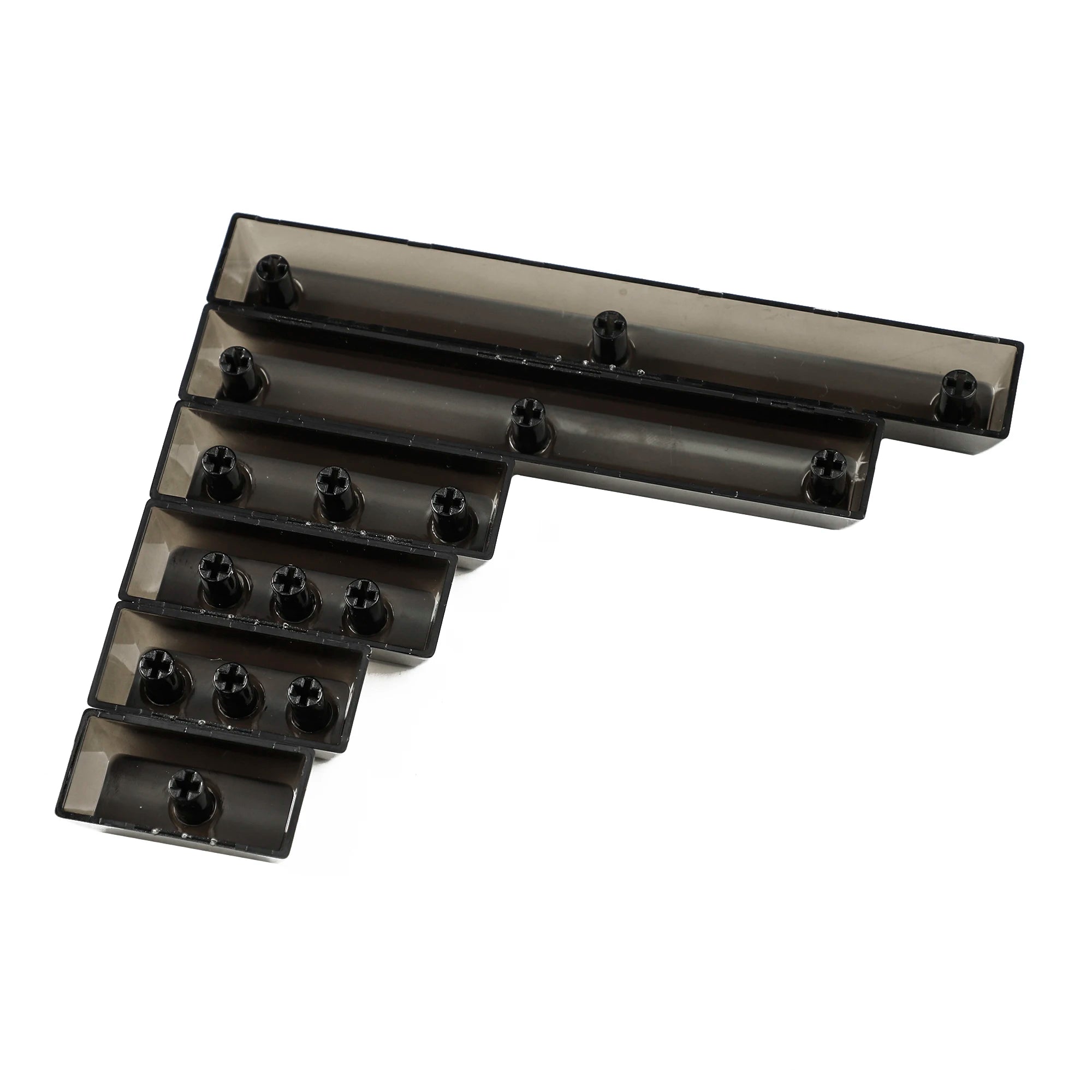 Eclipse MDA Convex Spacebar - Crystal Black, Backlit, Multi-Size for Custom Keyboards