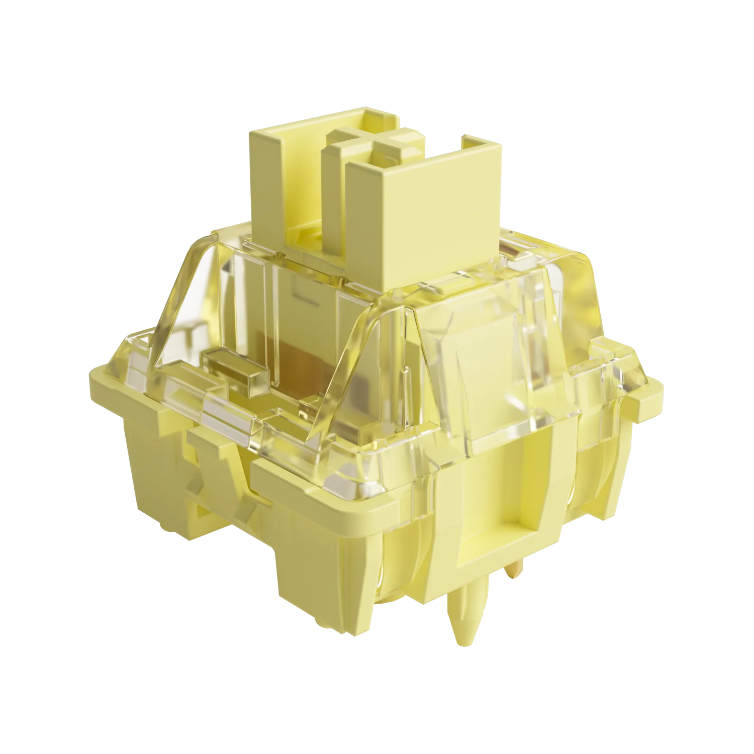 Akko V3 Pro Cream Yellow Linear Switches - 5-Pin, 50gf, Dustproof, MX Compatible