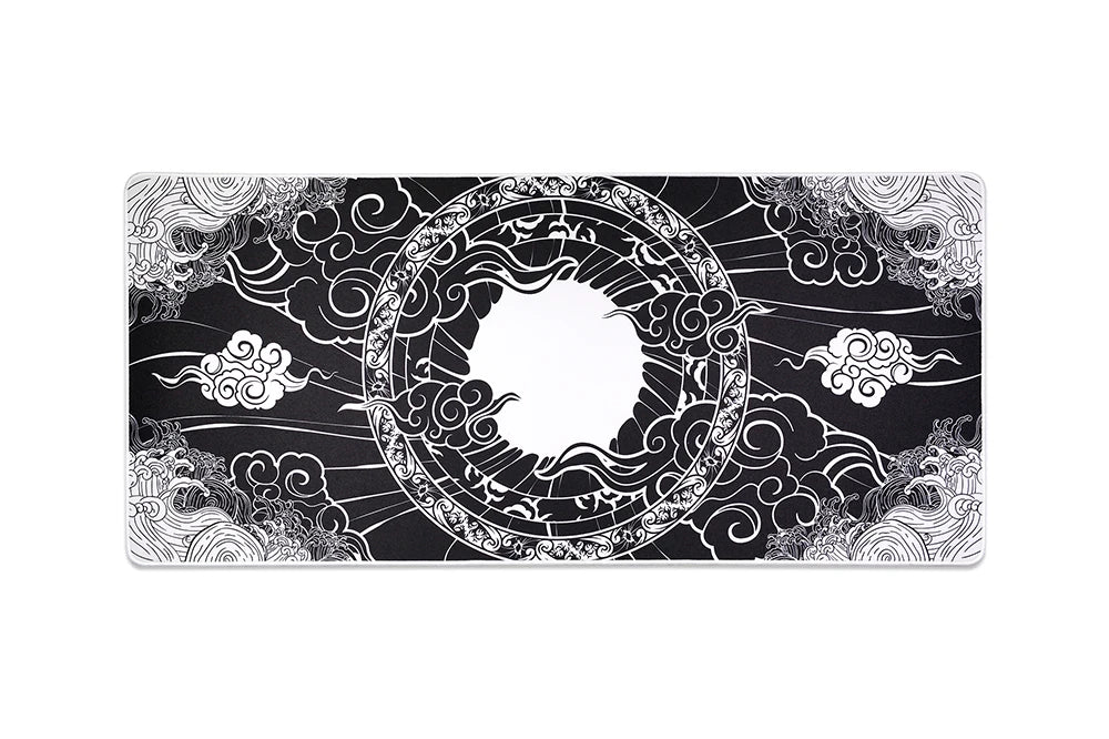 CelestialRing Deskmat Series - Mechanisches Tastatur-Mauspad mit genähten Rändern