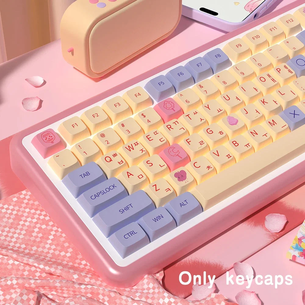 Candy Clouds XDA Profile PBT Keycap Set - ISO Options