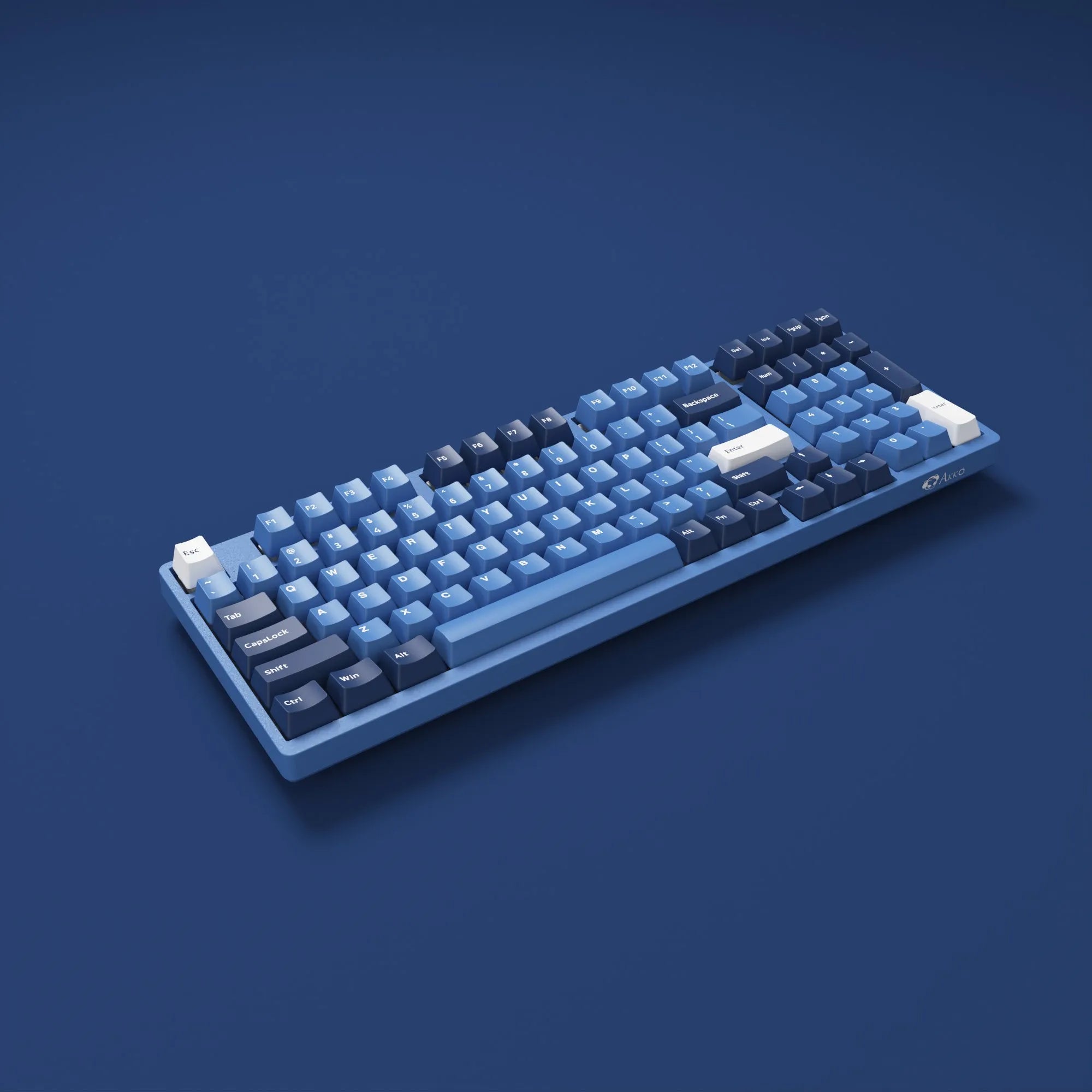 Akko 3098 DS Ocean Star Mechanische Tastatur - Cherry Profile PBT Tastenkappen