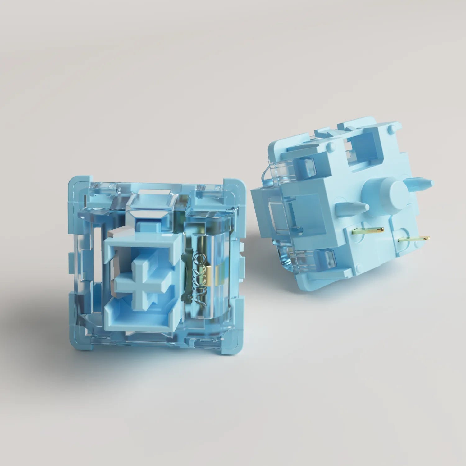 Akko V3 Pro Cream Blue Tactile Switches - 5-Pin, 45gf, Dustproof, Compatible with MX Keyboards