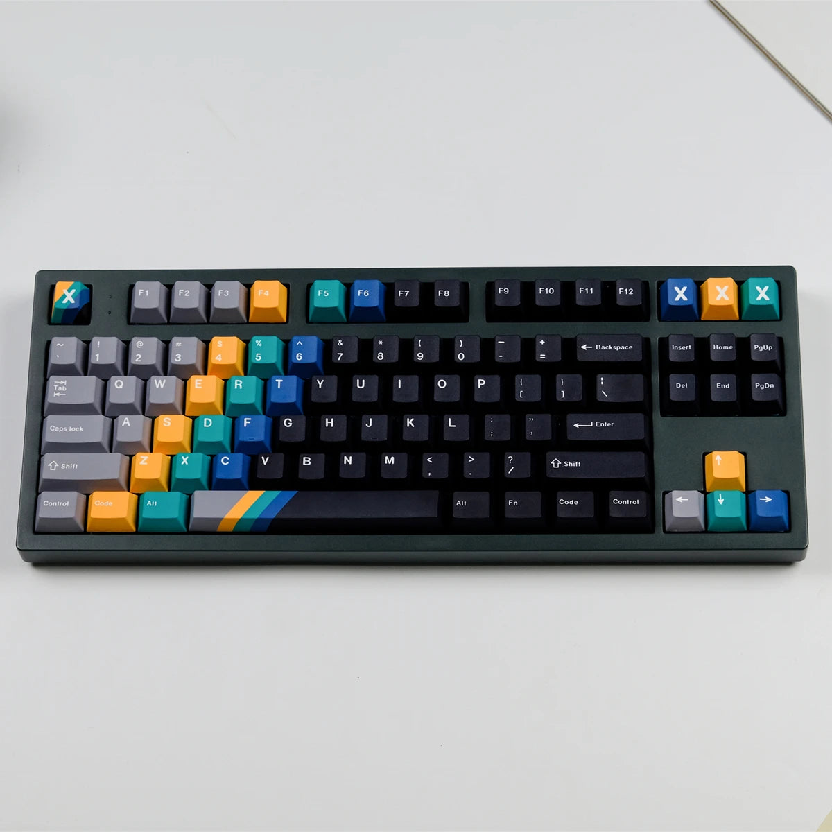 Chroma Cascade - GMK Record 129-Key PBT Keycap Set