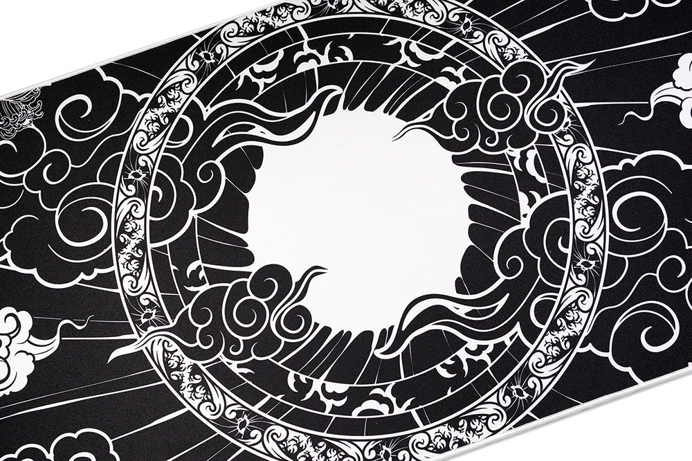 CelestialRing Deskmat Series - Mechanisches Tastatur-Mauspad mit genähten Rändern