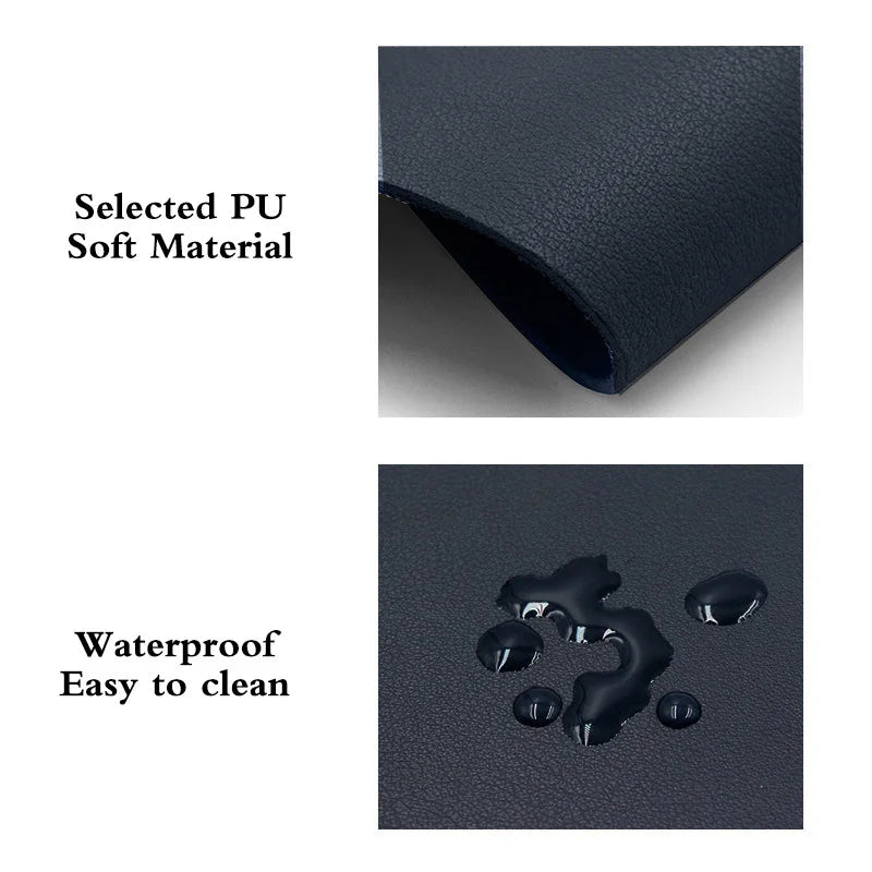 Everglide EcoSoft PU Leather Mouse Pad – Waterproof, Easy-Clean Minimalist Design
