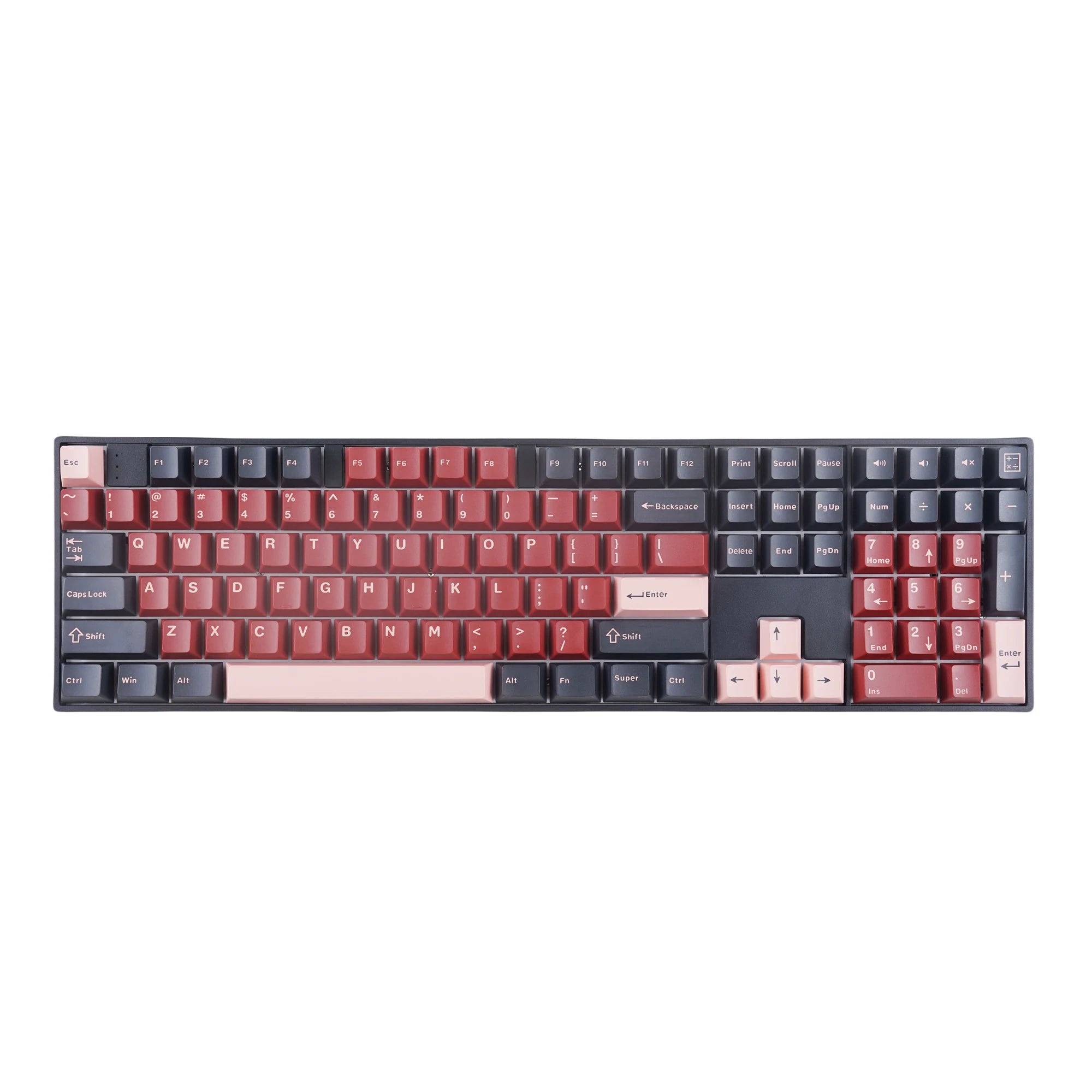 Mechanische Tastatur RK108 Pro RGB - drahtlose 3-Modus-Tastatur, Hot-Swap-fähig, 108 Tasten in voller Größe