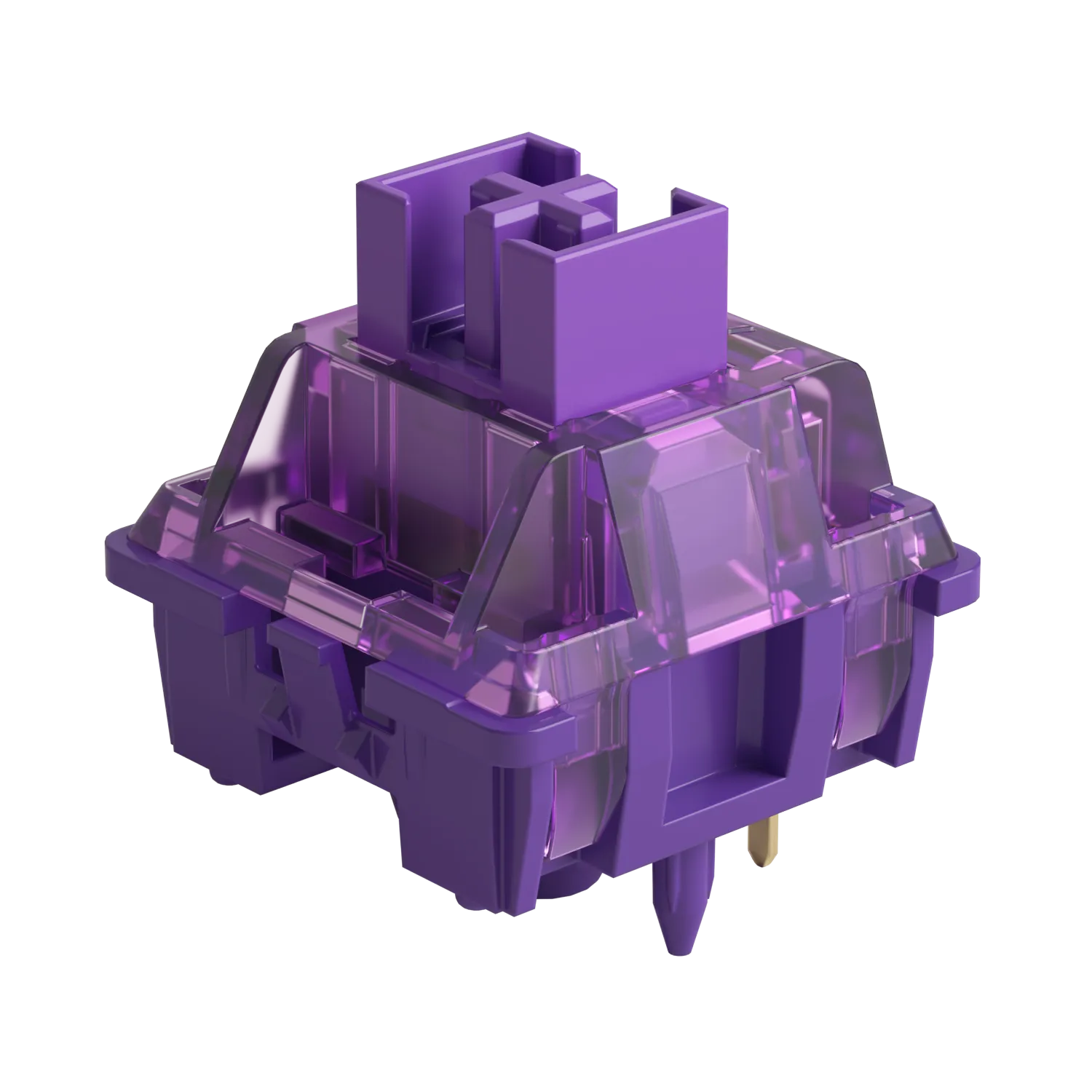 Akko V3 Pro Lavender Purple Tactile Switches - 5-Pin, 40gf, Compatible with MX Keyboards