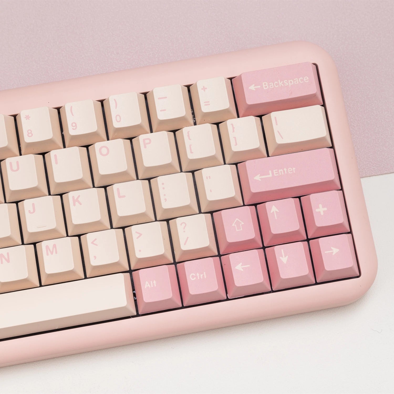 Carnival Cream 173-Key ABS Keycap Set - Cherry Profile