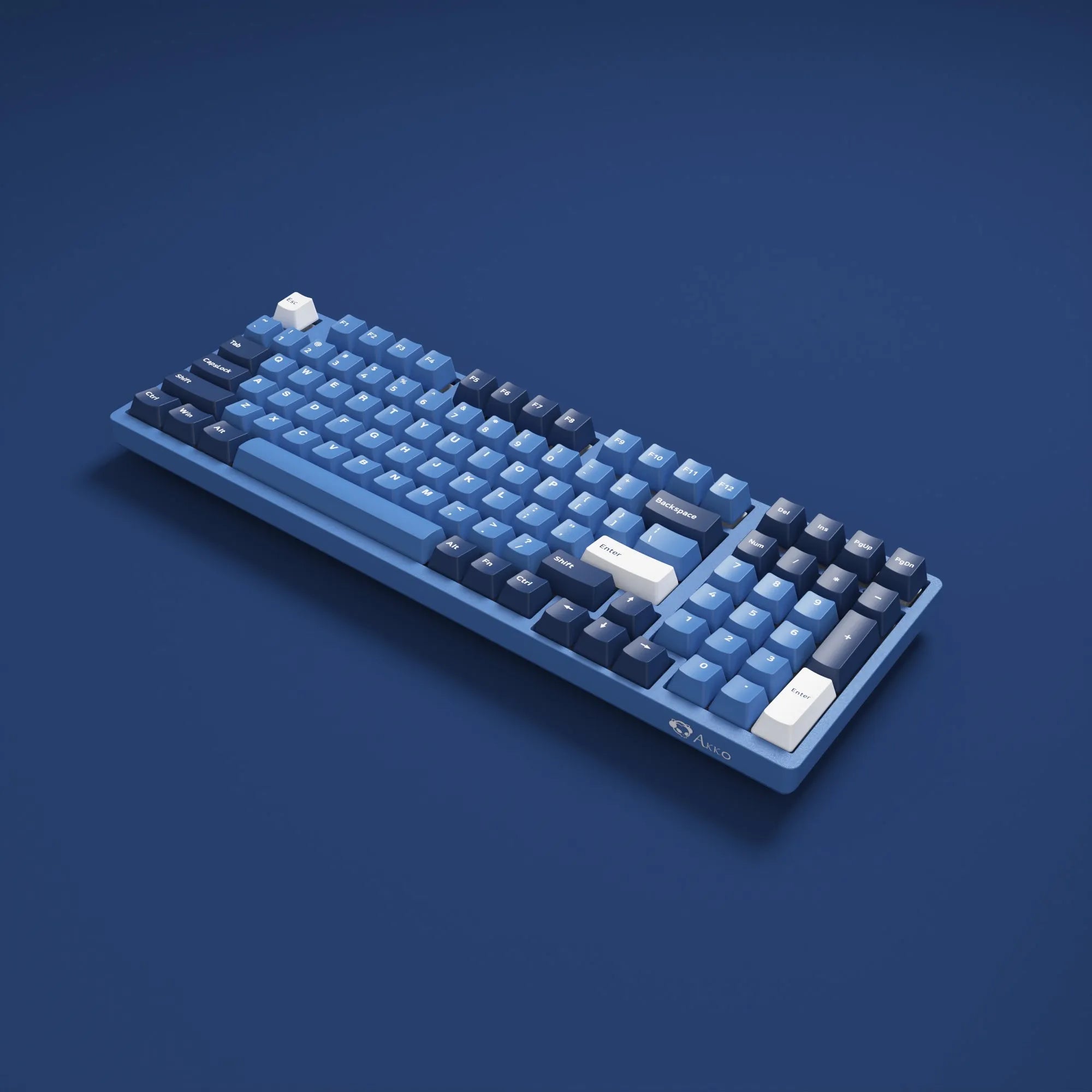 Akko 3098 DS Ocean Star Mechanische Tastatur - Cherry Profile PBT Tastenkappen