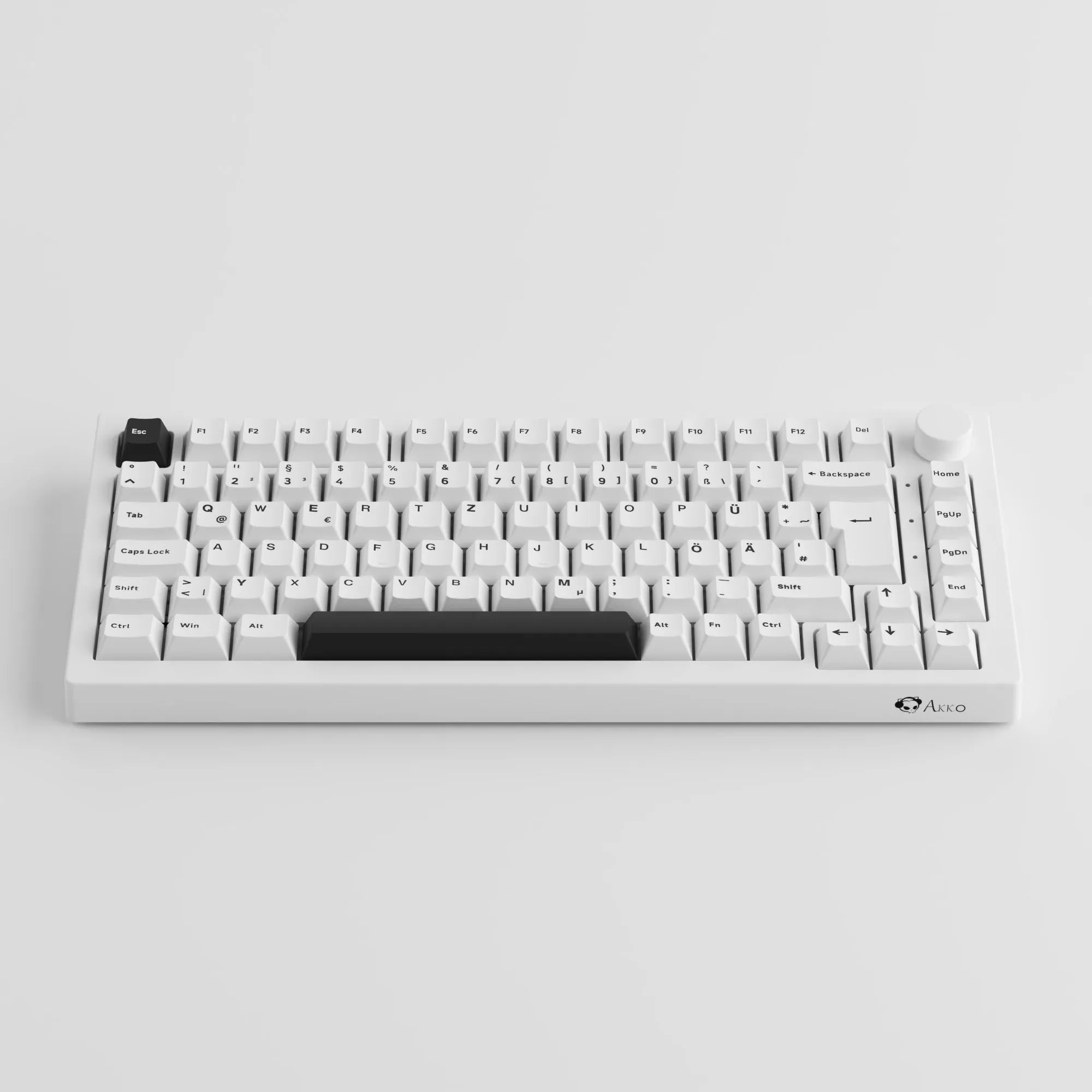 Akko 5075B Plus White Horizon 75% Mechanical Multi-Mode Keyboard - German ISO-DE Layout