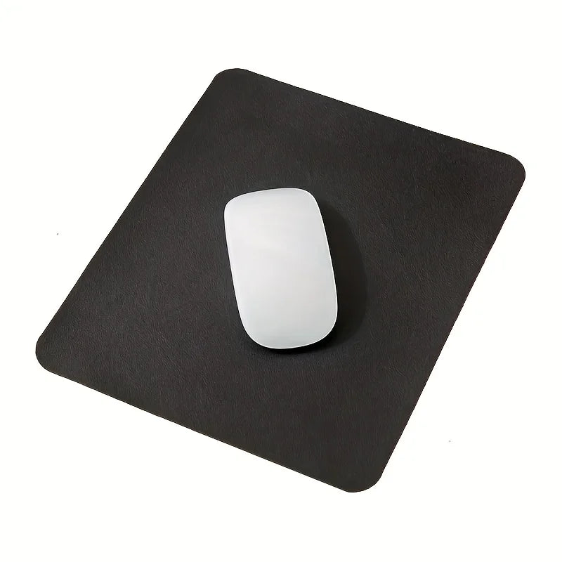 Everglide EcoSoft PU Leather Mouse Pad – Waterproof, Easy-Clean Minimalist Design
