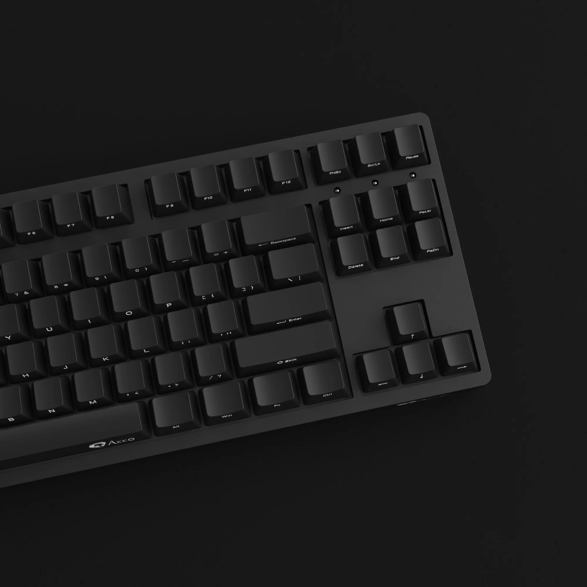 Akko Black Stealth 3087 v2 Mechanical Keyboard - Keycaps PBT & N-Key Rollover