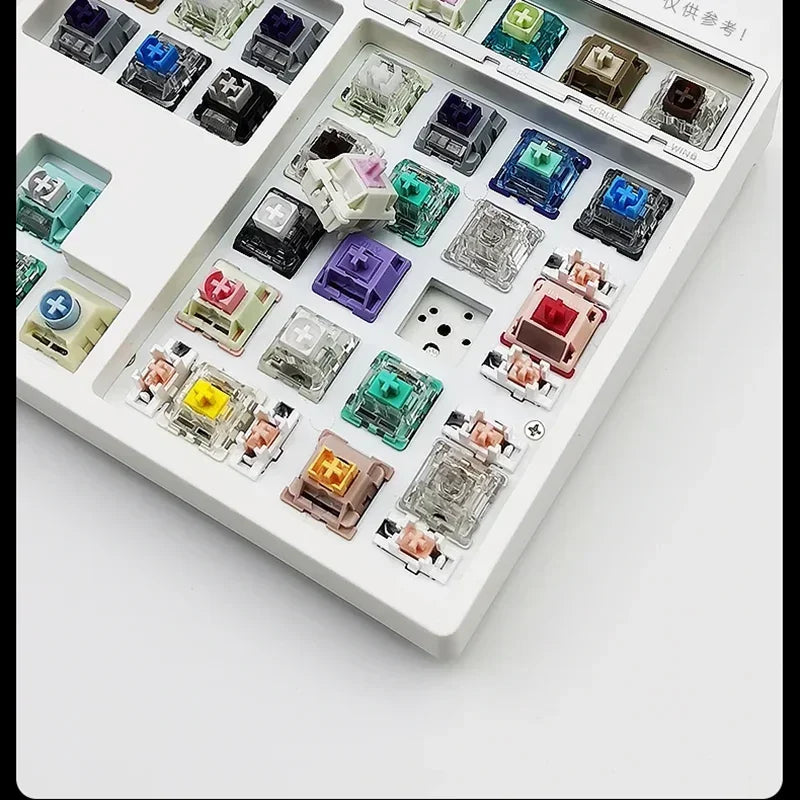 YG108 Mechanische Tastatur - 108 Tasten in voller Größe, RGB, kabelloser Tri-Mode, Hot-Swap-fähig