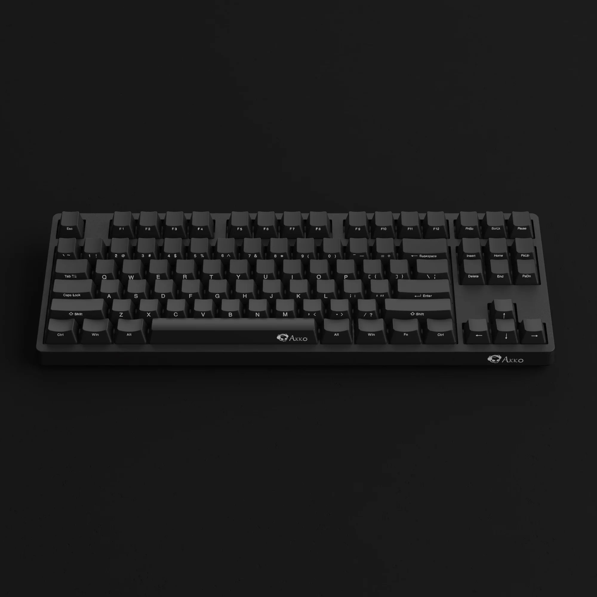 Akko Black Stealth 3087 v2 Mechanical Keyboard - Keycaps PBT & N-Key Rollover