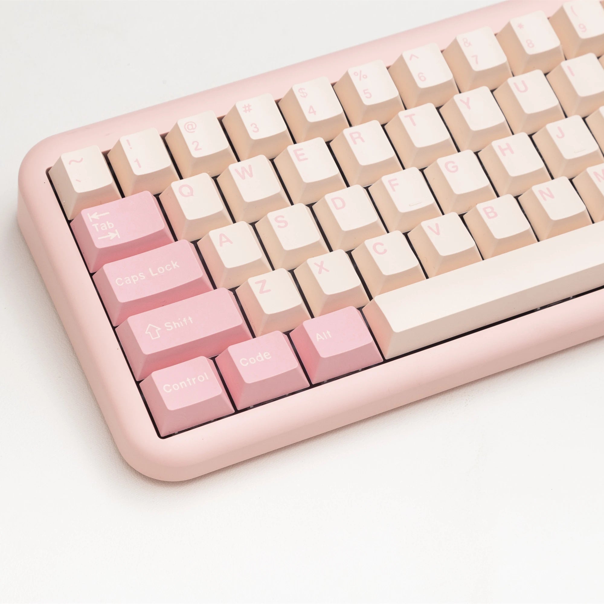 Carnival Cream 173-Key ABS Keycap Set - Cherry Profile