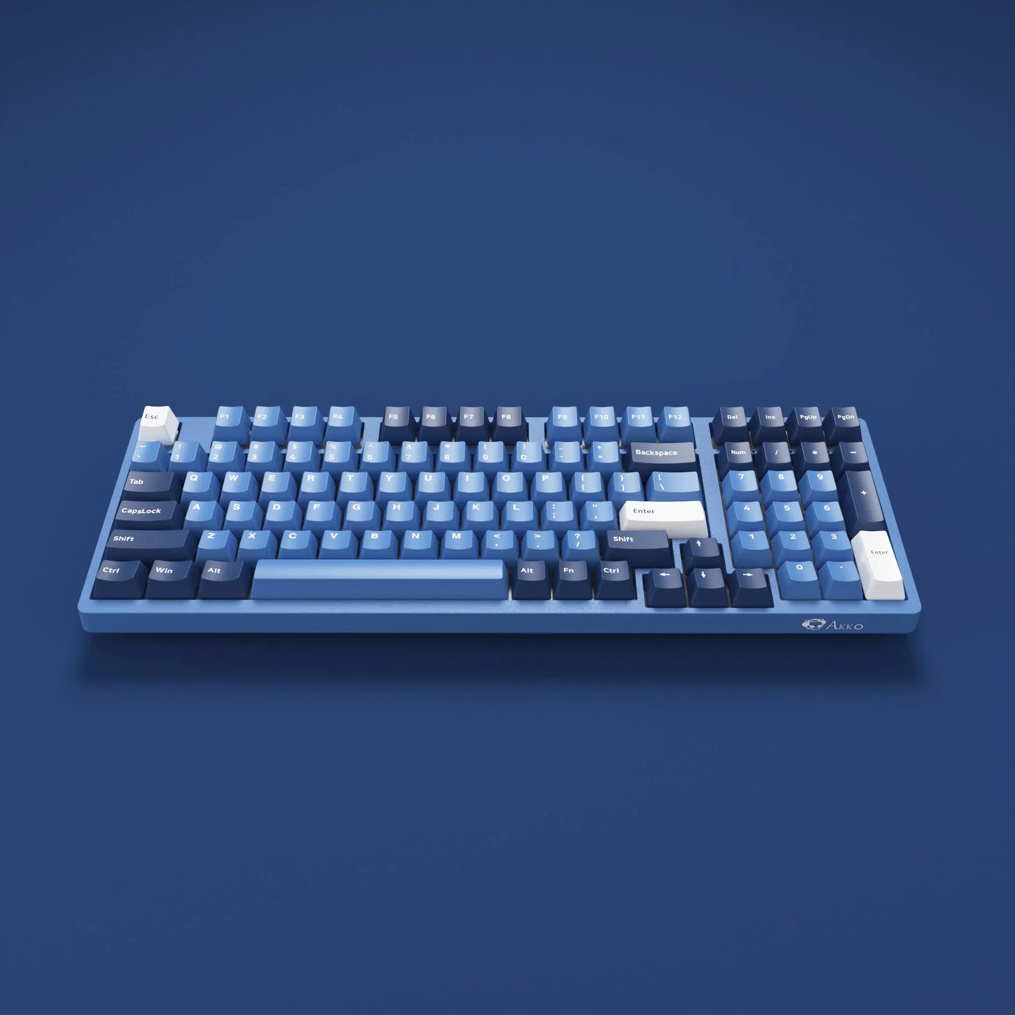 Akko 3098 DS Ocean Star Mechanische Tastatur - Cherry Profile PBT Tastenkappen