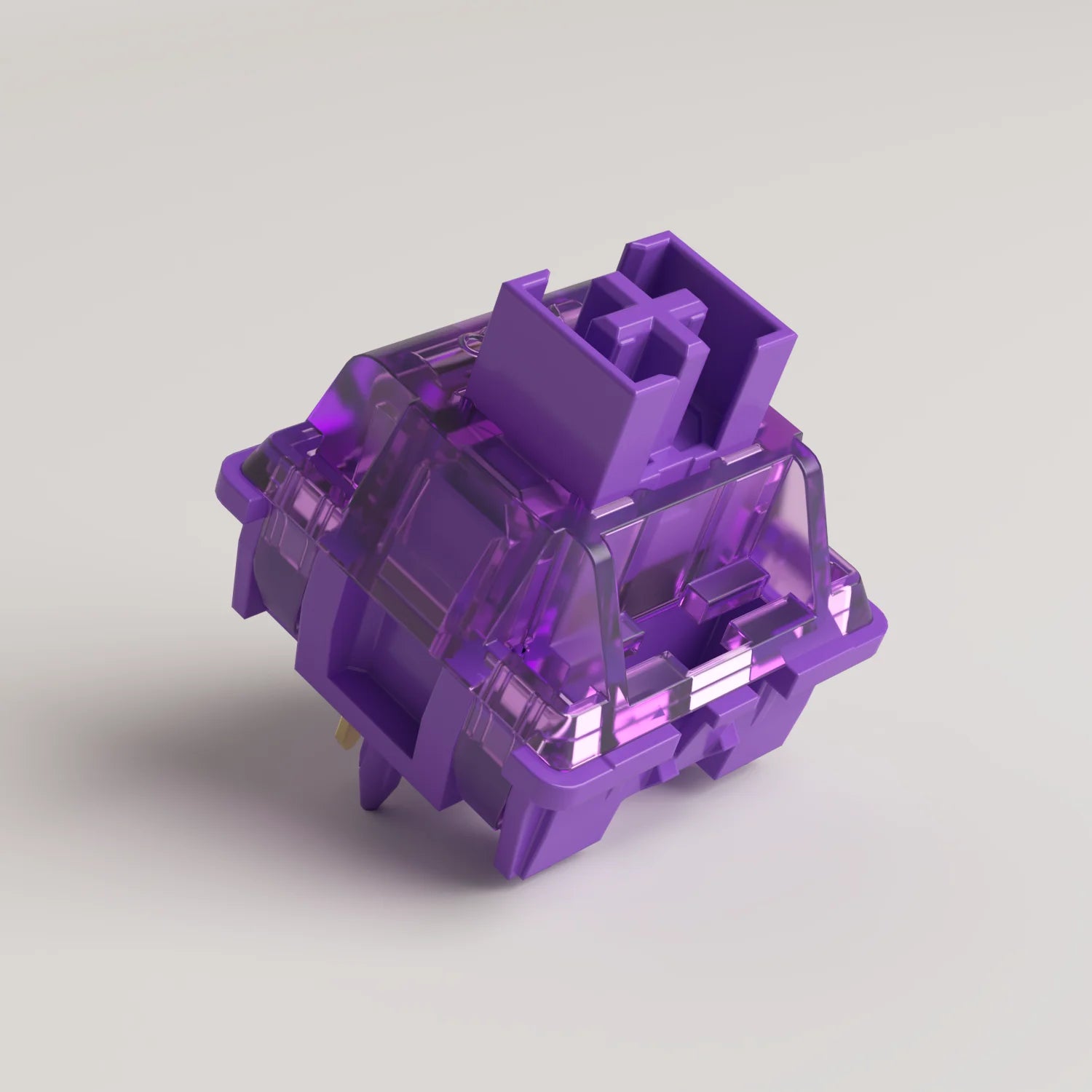 Akko V3 Pro Lavender Purple Tactile Switches - 5-Pin, 40gf, Compatible with MX Keyboards