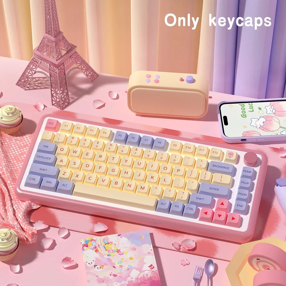 Candy Clouds XDA Profile PBT Keycap Set - ISO Options