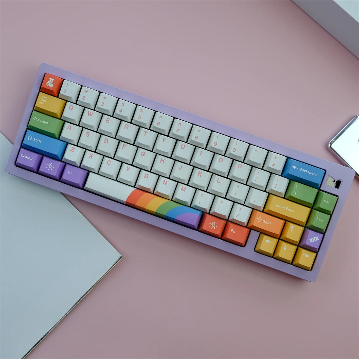 Spectrum Splash 129-Key PBT Keycap Set - Cherry Profile
