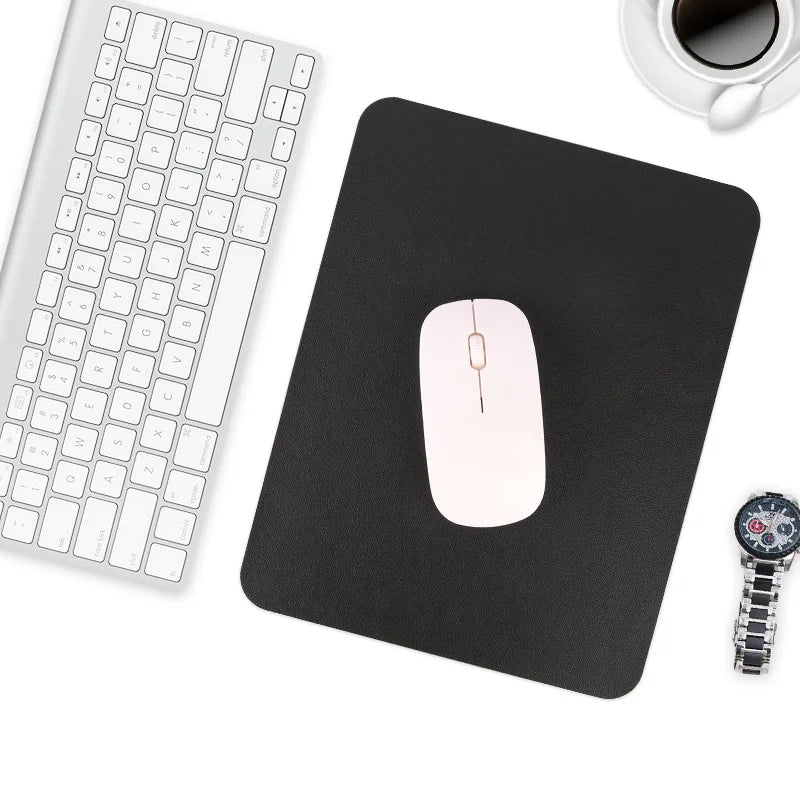 Everglide EcoSoft PU Leather Mouse Pad – Waterproof, Easy-Clean Minimalist Design