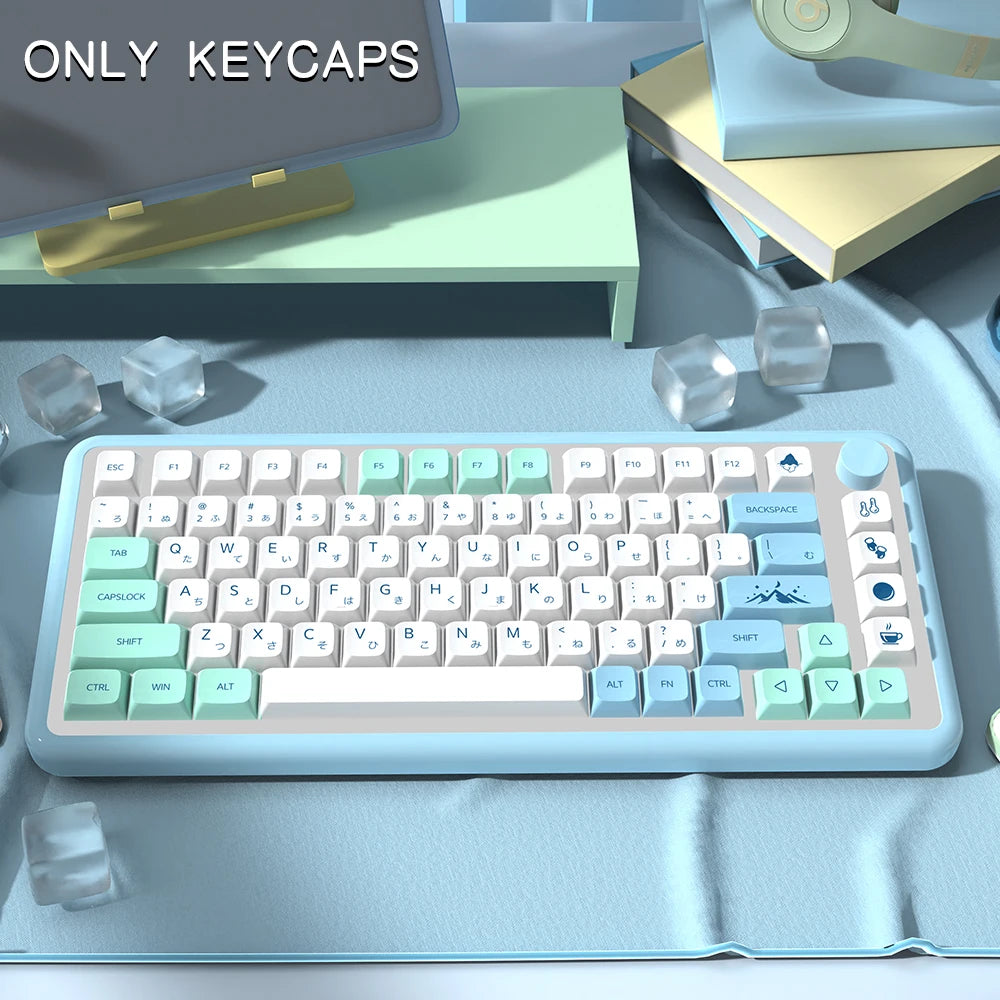 Iceberg & Cheese Cat XDA Profile PBT Keycap Sets - ISO Options