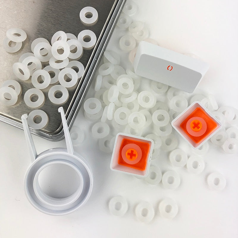 120pcs Silicone Dampeners - MX Keycap Noise Reduction (Réduction du bruit des capuchons de clés)
