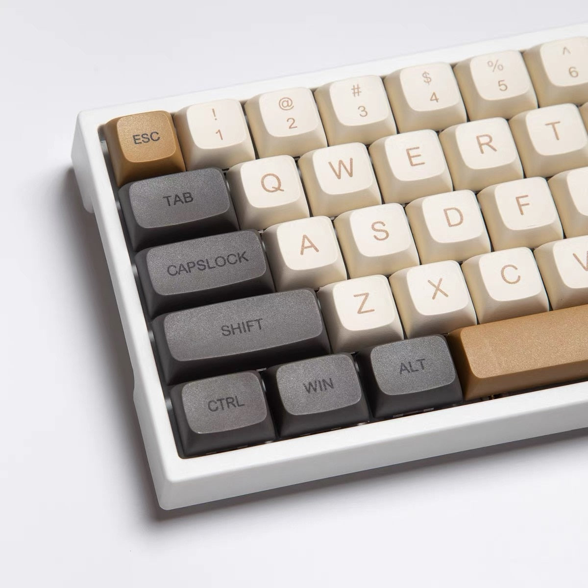 125 Key PBT XDA Profile Keycap Set - Moccacino