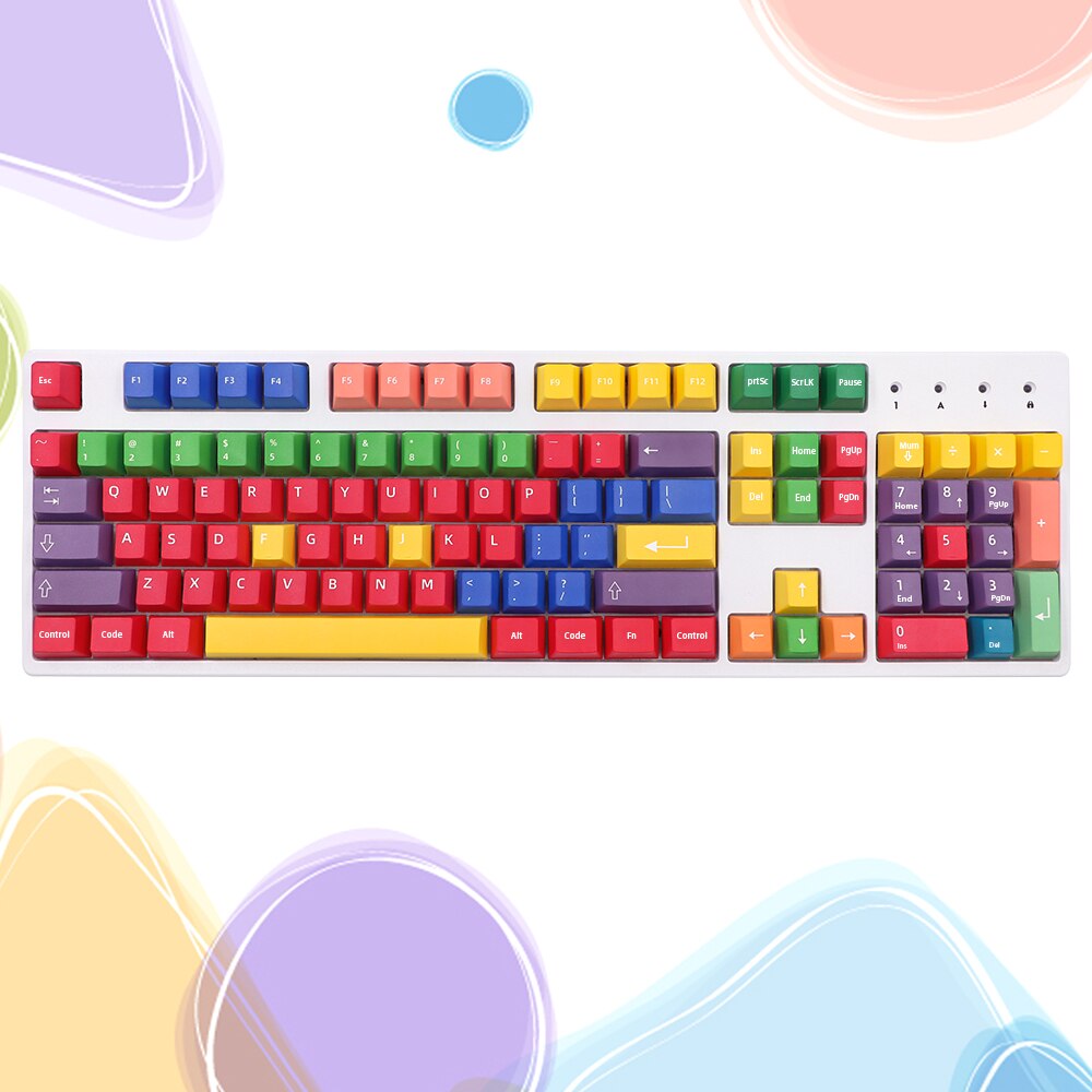 112 Key PBT Cherry Profile Keycap Set - Colour Craze