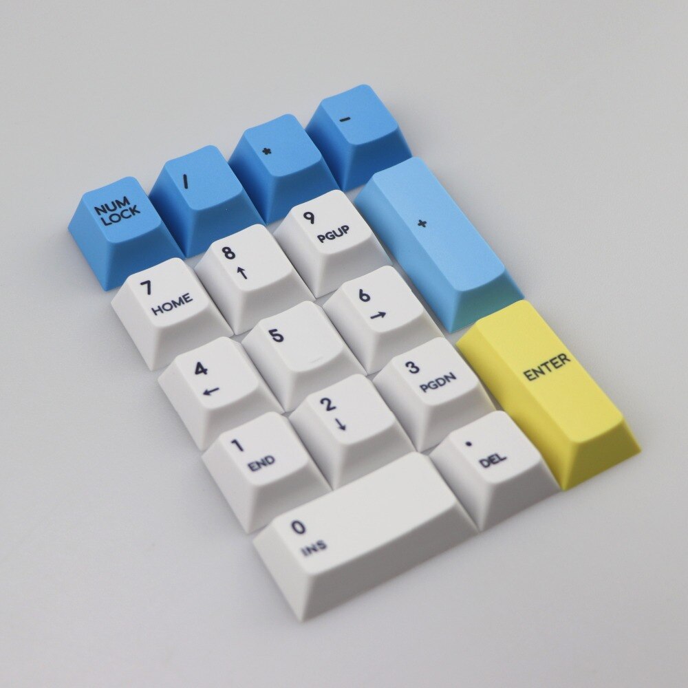 123 key PBT Cherry Profile Keycap Set - Paint Palette