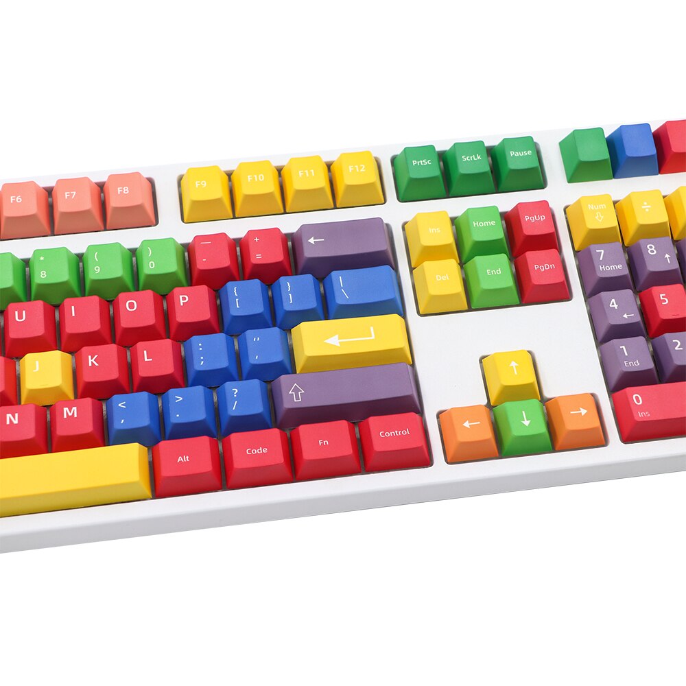 112 Key PBT Cherry Profile Keycap Set - Colour Craze