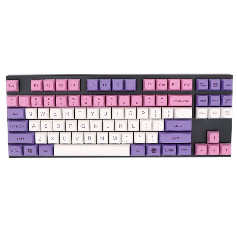 134 Key PBT XDA Profile Keycap Set - Ameythst