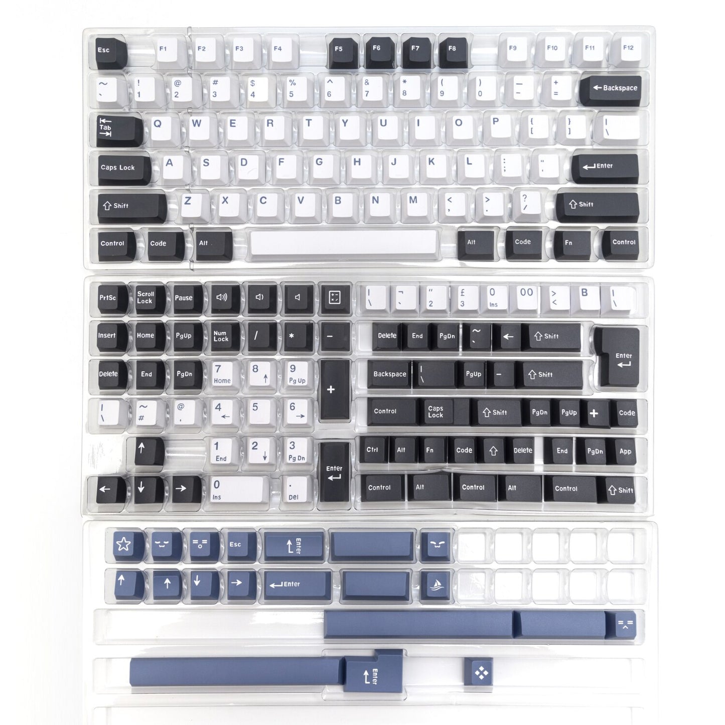 173 Key Doubleshot PBT Cherry Profile Keycap Set - Starlight Symphony
