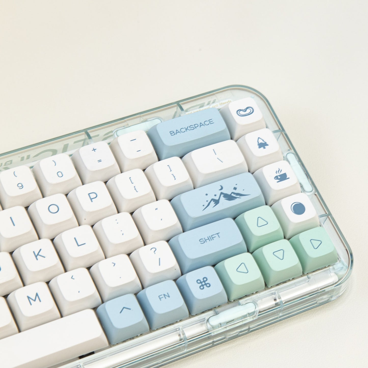 133 Key PBT XDA Profile Keycap Set - Snow Globe