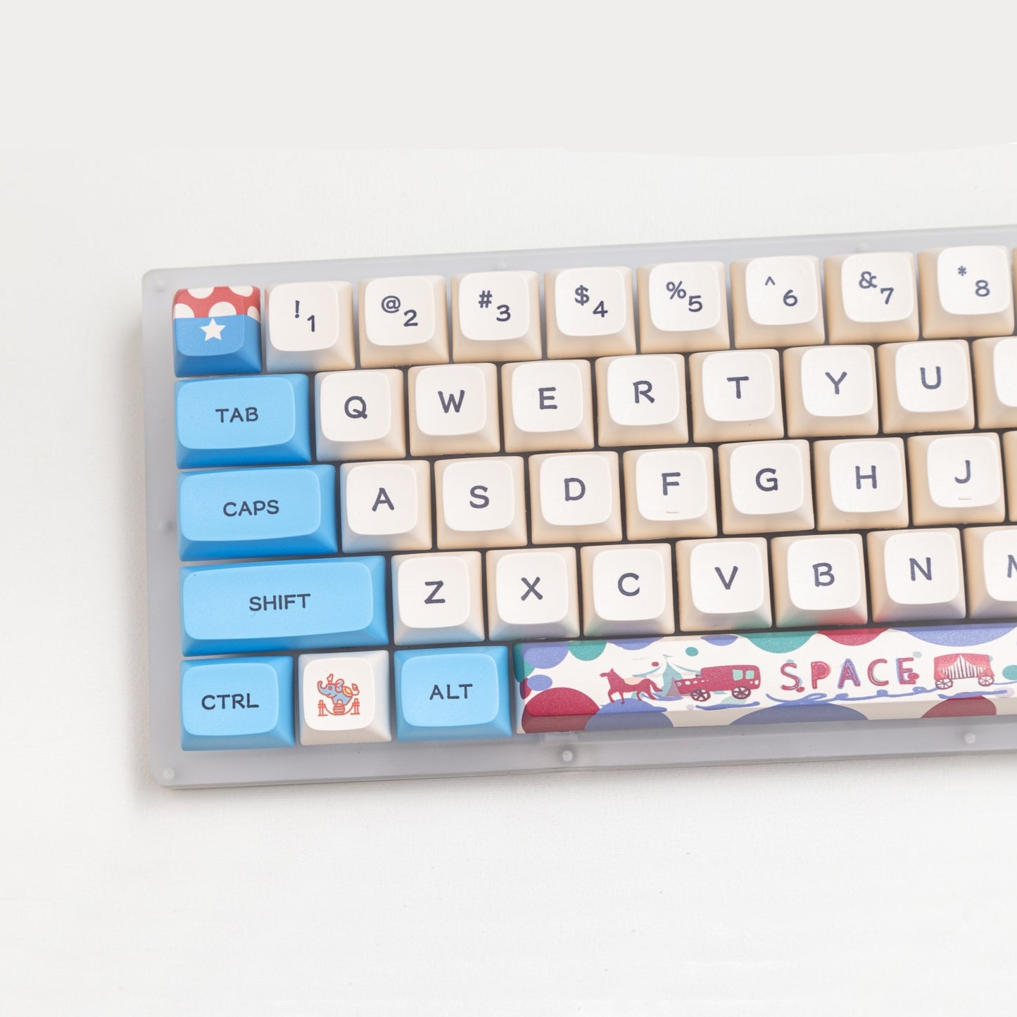132 Key PBT XDA Profile Keycap Set - Circus