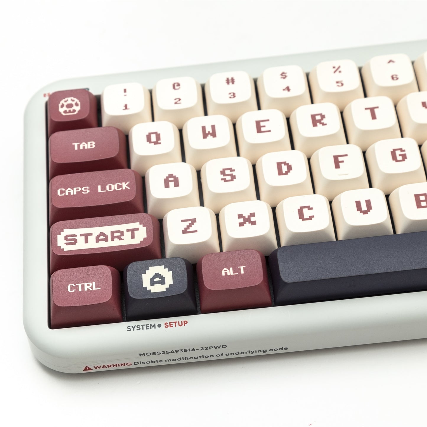 133 Key PBT XDA Profile Keycap Set - Retro Gaming
