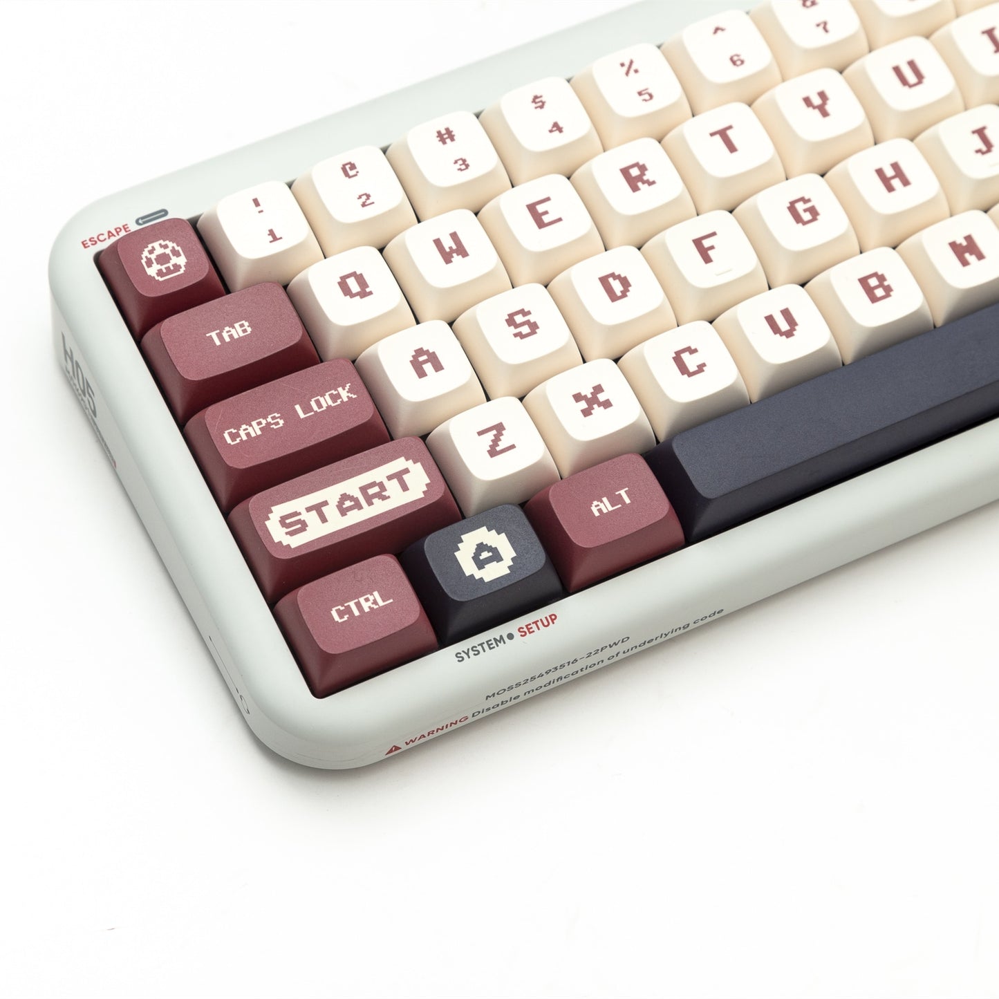 133 Key PBT XDA Profile Keycap Set - Retro Gaming