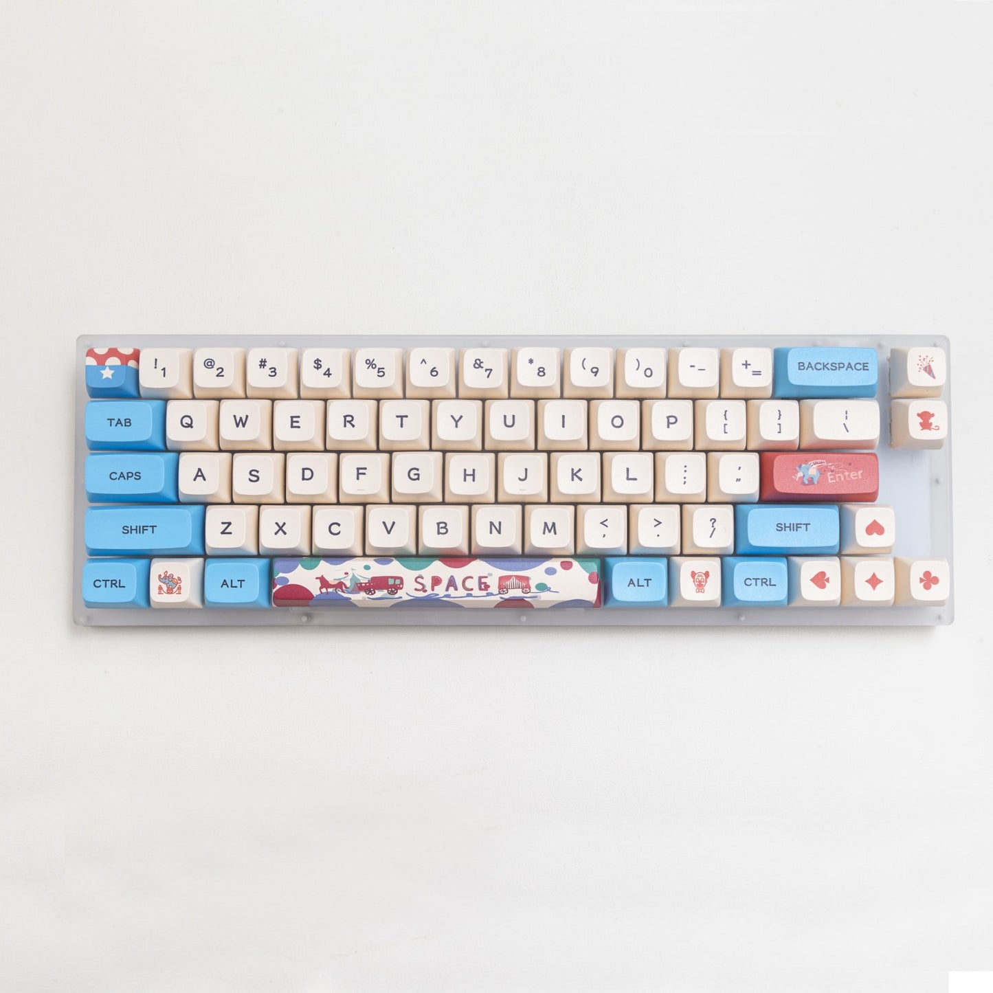 132 Key PBT XDA Profile Keycap Set - Circus